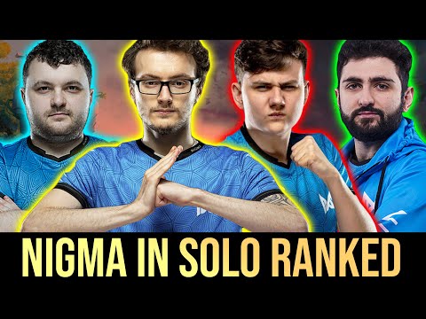NIGMA in SOLO RANKED — Miracle Lion mid