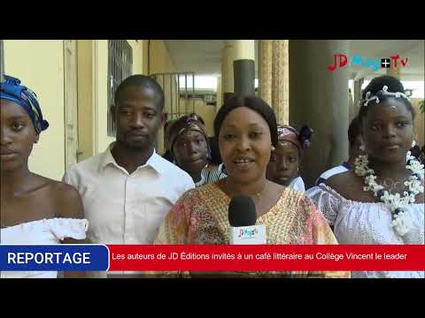 Café Littérature : Les auteurs de JD Éditions, face aux élèves du collège vincent le leader