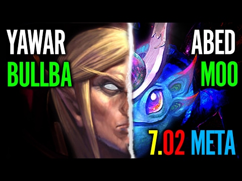 Yawar Invoker vs Abed Puck Chasing Around 7.02 META Dota 2