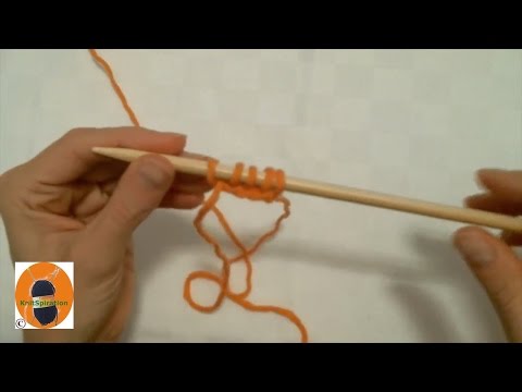 Stricken wir! Basics 2 - Maschenanschlag (Long Tail Cast on)