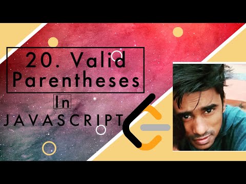 Valid Parentheses | Valid parentheses leetcode | Balanced Parentheses | Parenthesis Checker |20