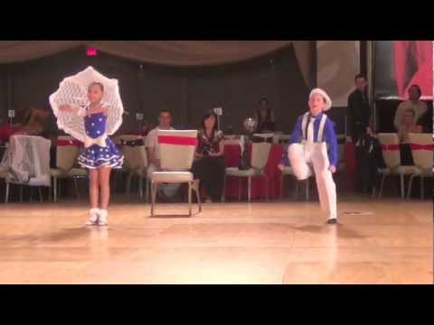 Dots of Fun - Loren and Gabriella at Hollywood Championship 2012 LA DanceSport Club