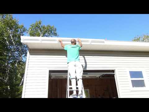 HOW TO INSTALL GUTTERS (VINYL)