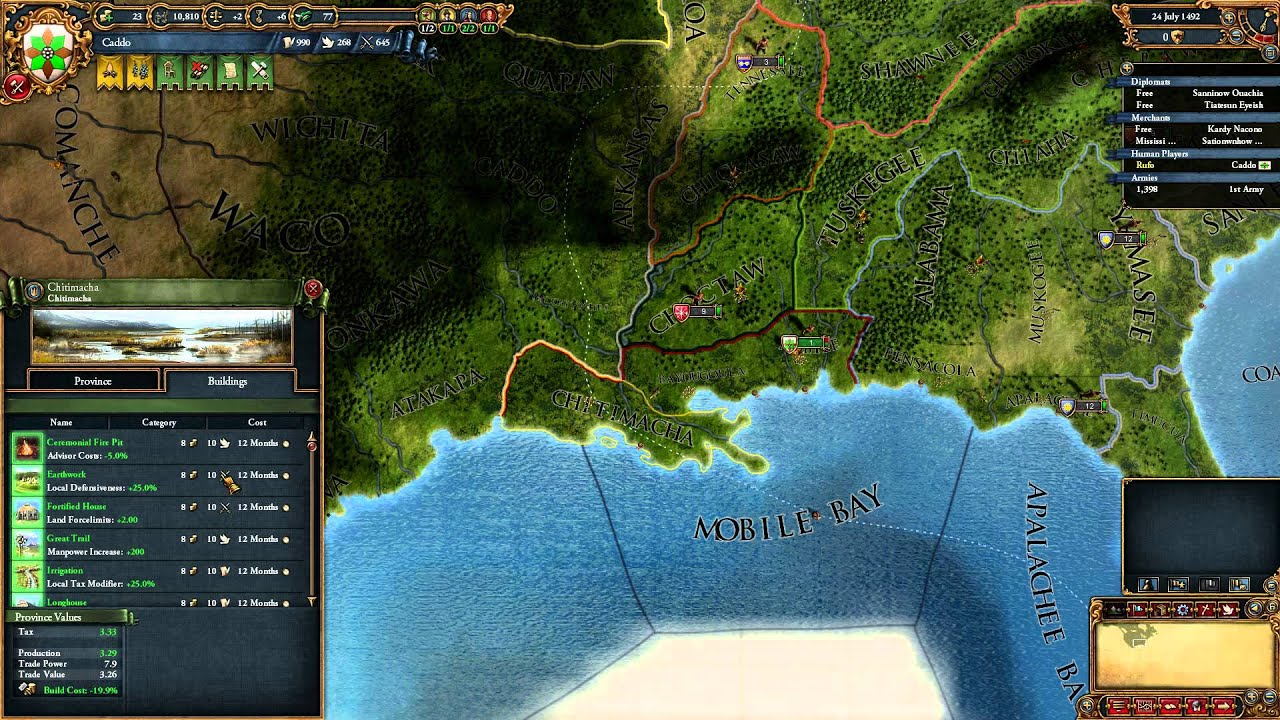 Europa Universalis IV: Conquest of Paradise - Native Americans - YouTube