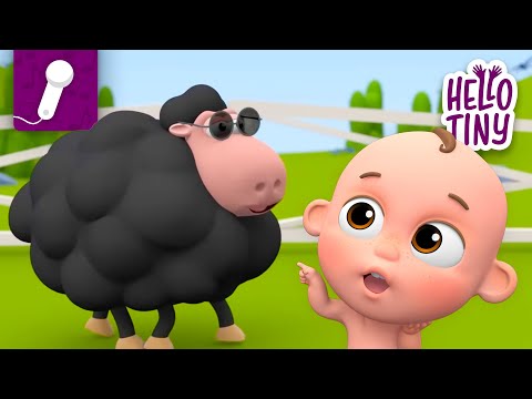 🐑 Baa Baa Black Sheep Karaoke 🌞 Best kids songs collection in Karaoke 🍼 Hello Tiny