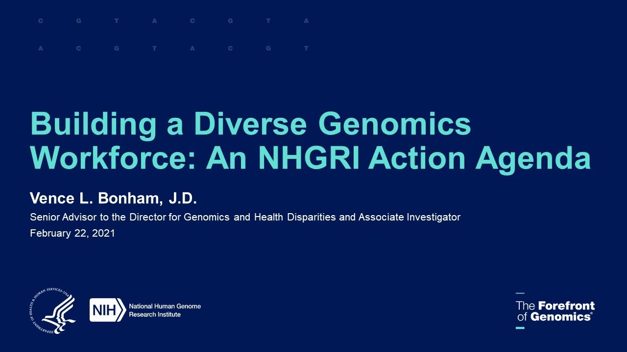 Building a Diverse Genomics Workforce: An NHGRI Action Agenda