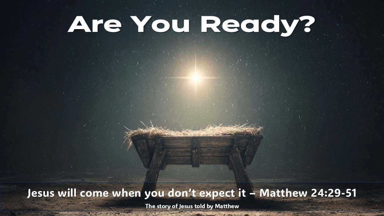 Are you ready for Christ, or just for Christmas? - Matthew 24:29-51