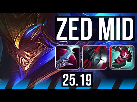 ZED vs IRELIA (MID) | 12/2/7 | KR Master | 25.19