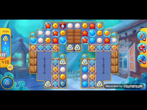 fishdom gameplay / level 7434 / It is like the ads? / thank you 피쉬돔 / 모바일 게임 / 중독성 있는 게임 / 구독 좋아요