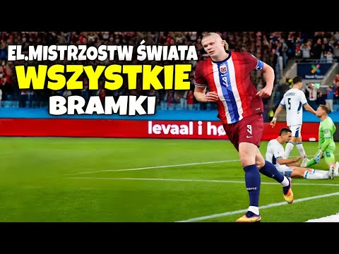 WSZYSTKIE BRAMKI ELIMINACJE MISTRZOSTW ŚWIATA 2025 🇵🇱