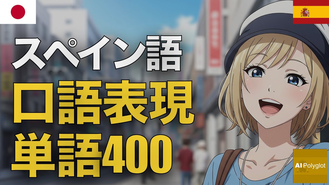 スペイン語口語表現単語400 | 聞き流し | Spanish | 実用例文付き episode artwork