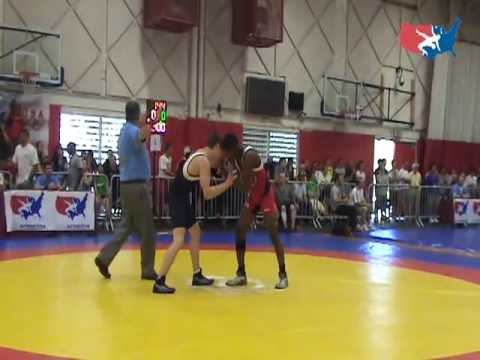 FILA Junior Greco-Roman Final 66kg Match 1 - Ellis Coleman vs. Tanner Andrews