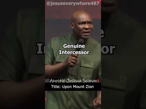 Genuine Intercessor | Apostle Joshua Selman