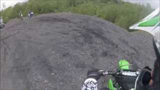 preview picture of video 'Rainbow Hill Climb successful 2nd try kx250'
