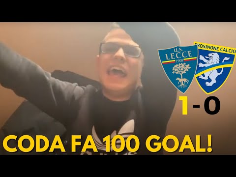 MASSIMO CODA QUOTA 100 GOAL! SI GODE! POST PARTITA LECCE-FROSINONE 1-0