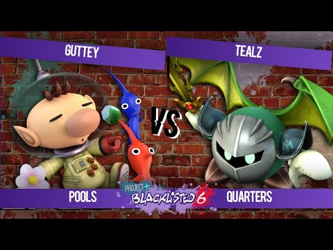 Blacklisted 6 Pools - guttey (Olimar) vs Tealz (Meta Knight)