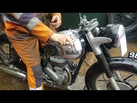 1953 Norton 16H 500cc at Andy Tiernans #08522NRT