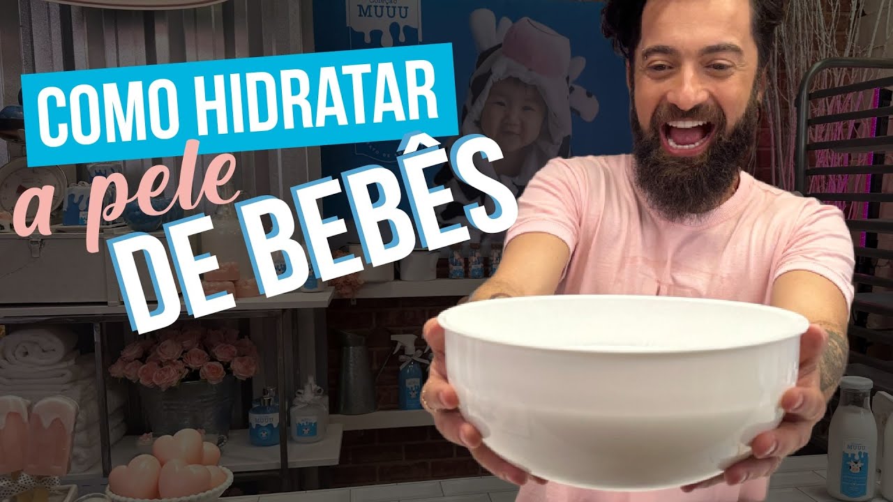 APRENDA A FAZER UMA LOÇÃO HIDRATANTE PARA A PELE DO BEBÊ | PETER PAIVA