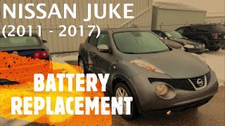 Nissan Juke - BATTERY REPLACEMENT / REMOVAL (2011 - 2017)
