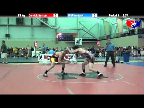 Derrick Nelson vs. Eli Bienstock at 2013 ASICS University Nationals - FS