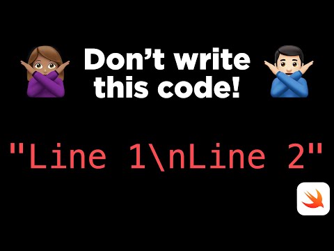 Don't write this code! (use a multiline string instead 😌) thumbnail