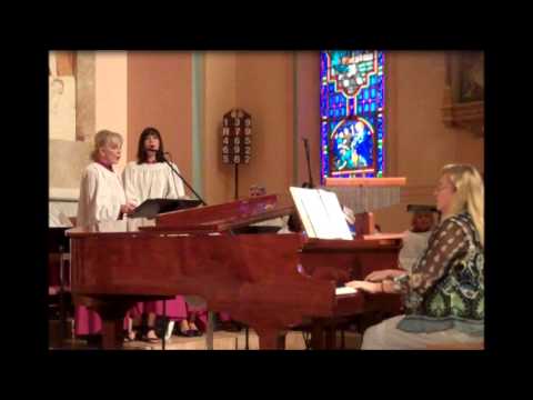 Sheri McHenry and Colleen Daly duet at the Basilica of St Paul