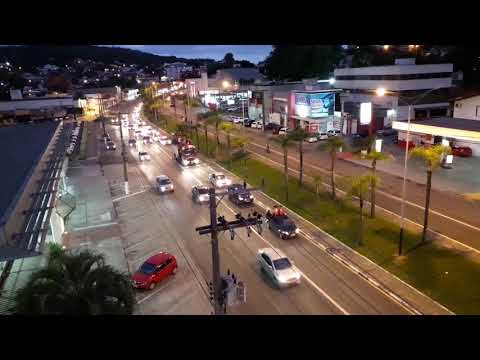 Chegada do Próspera campeão catarinense em Criciúma