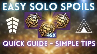 How to get 45 EASY Solo Spoils of Conquest Every Week! Destiny 2 Solo Farm - Lightfall