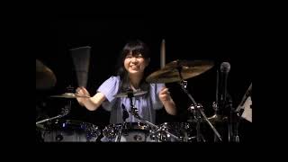 Japanese Girl Drummer Unleashes Powerful Drumming cannot be Imagined from  a Cute Girl!