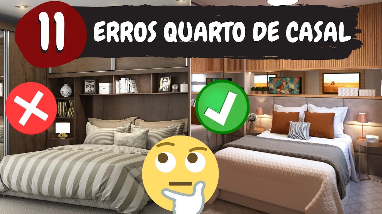 11 PIORES ERROS DE QUARTO DE CASAL