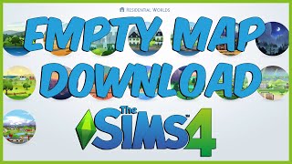 EMPTY MAP DOWNLOAD - THE SIMS 4 UPDATED TO INCLUDE ALL PACKS 2022