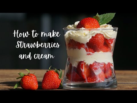 How to make Wimbledon's signature dessert Strawberries & Cream