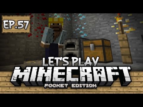 Survival Let's Play Ep. 57 - A MINING ADVENTURE!!! - Minecraft PE (Pocket Edition)