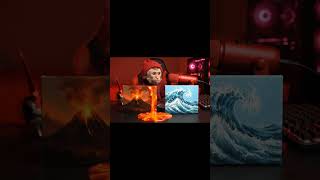 Macaco fazendo ASMR #veo3 #googleveo3 #gemini #asmr