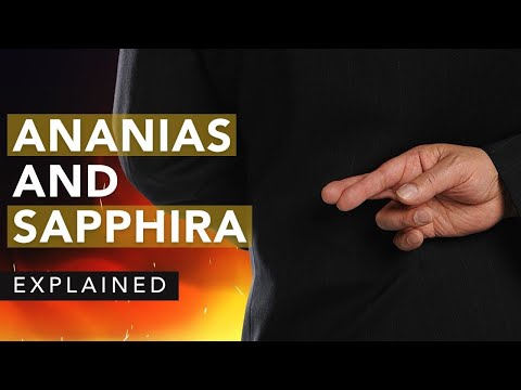 The Sin of Ananias and Sapphira | Acts 5:1-11