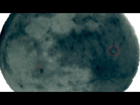 UFO's Flying Across The Moon - 03-21-19