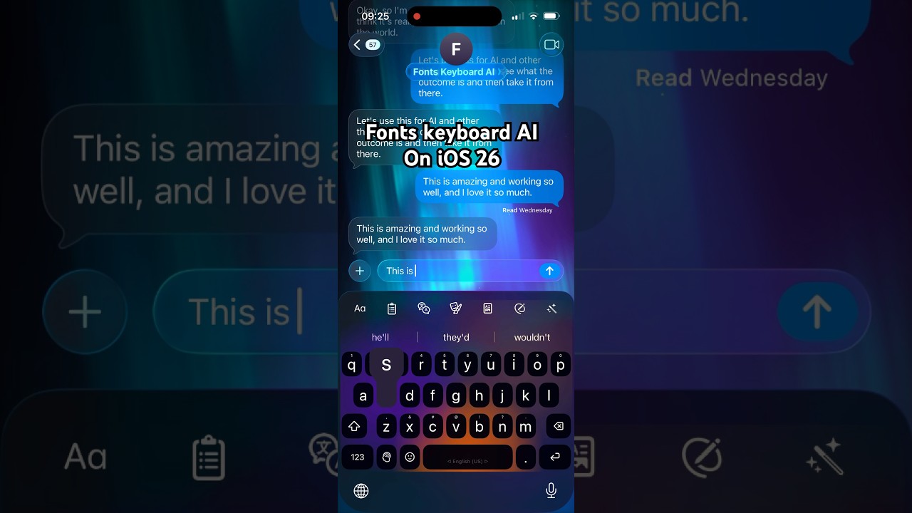 Updating Fonts keyboard AI for iOS 26 and iPhone 17 #ios26 #iphone17