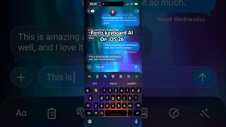 Updating Fonts keyboard AI for iOS 26 and iPhone 17 #ios26 #iphone17