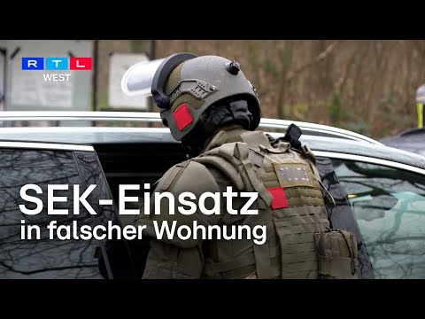 SEK-Einsatz in falscher Wohnung I RTL WEST