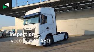 Cami&atilde;o tractor IVECO S-Way 480 4X2 New Tyres! Retarder Standklima Navi ACC | Imagem 4 - Autoline