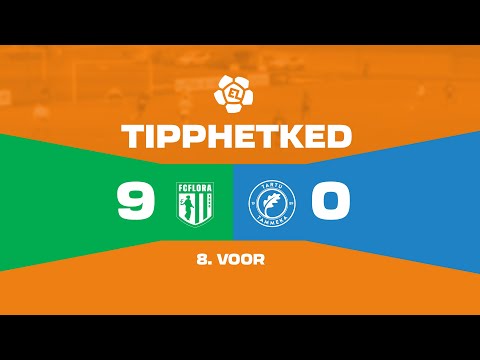 Tallinna FC Flora U21 - Tartu JK Tammeka U21 I 9:0 I 8. voor I 2025