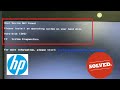 How To Fix Boot Device Not Found Hard Disk 3F0 Error HP Laptop