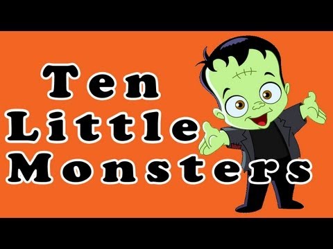 Halloween Songs for Kids ♫ Ten Little Monsters ♫ Halloween Kids Song by The Learning Station