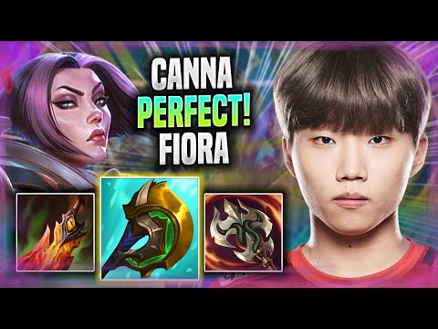 CANNA PERFECT GAME WITH FIORA! - NS Canna Plays Fiora TOP vs Lee Sin! | Season 2022