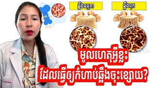មូលហេតុអ្វីខ្លះធ្វើឲ្យកំហាប់ឆ្អឹងចុះខ្សោយ? | Education Reveal