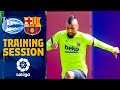 LAST training session before LAST league game