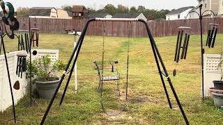 EXTREME WINDGUST BLOWS MY LEFT-SIDE CHIMES HARD 10/19/25