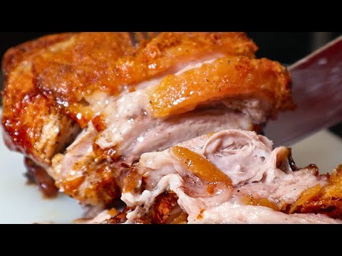 Crispy Pork Shoulder Recipe (Bone In) with Super Crunchy Skin/Crackling