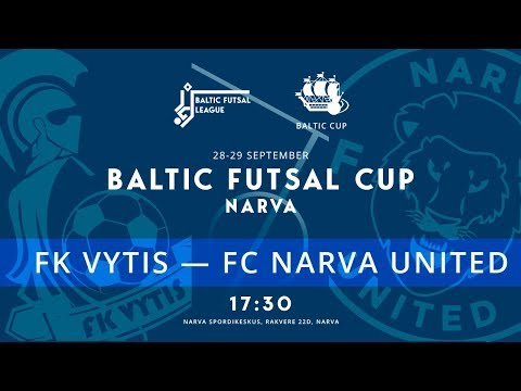 Baltic Futsal Cup. Церемония открытия + FK Vytis - FC Narva United. Прямая трансляция РУС