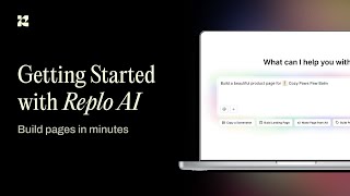 Getting Started with Replo AI — Build Pages in Minutes